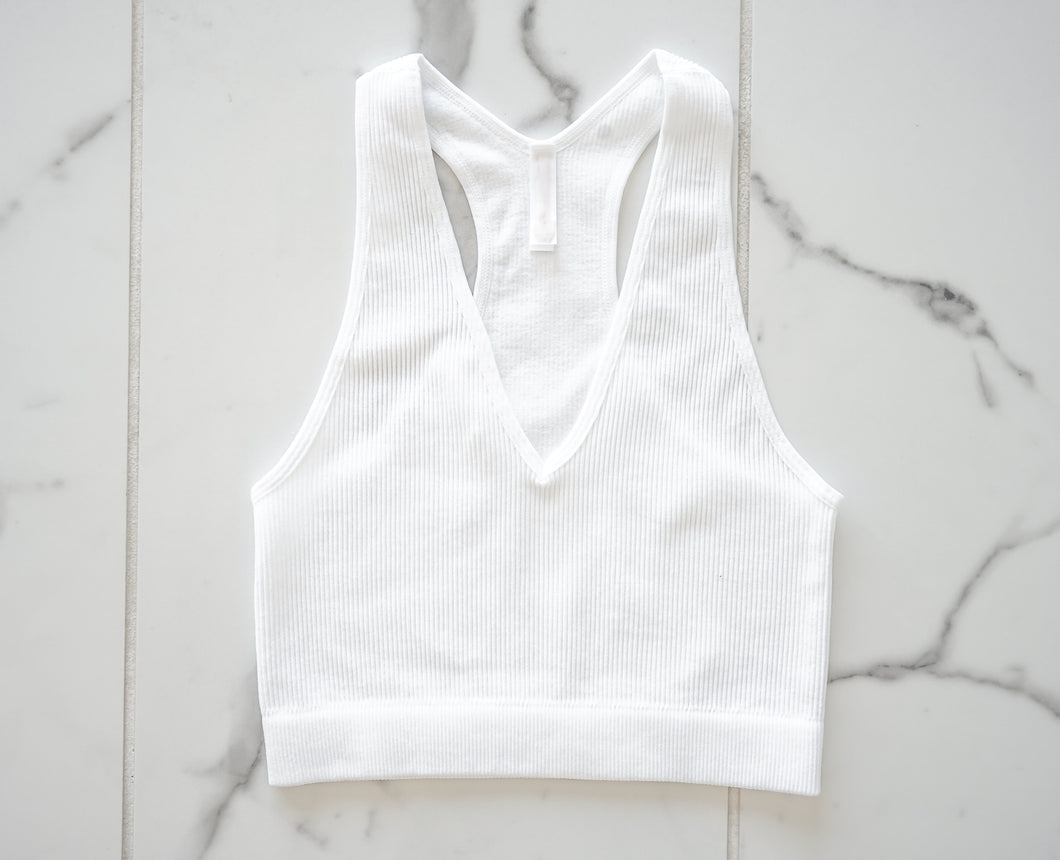 THICK CAMI TOP - WHITE